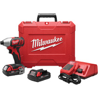 M18 Cordless Hex Impact Driver Kit, 1/4", 1500 in-lbs Max. Torque, 18 V, Lithium-Ion Chandler Sales