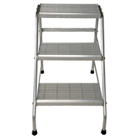 Aluminum Step Stand, 3 Steps, 34-9/16" x 22-13/16" x 30" High Chandler Sales