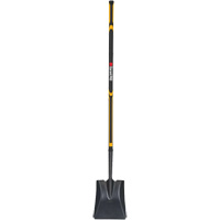 Pro Square Point Shovel, Fibreglass, Tempered Steel Blade, Straight Handle, 48" Long Chandler Sales
