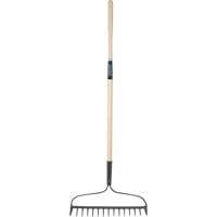 Heavy-Duty Bow Rake, Wood Handle, 58" L, 15" Blade, 15 Tines Chandler Sales