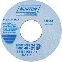 Tool Room Wheel, Type 01, Ceramic Alumina, 14" x 1-1/2" Chandler Sales