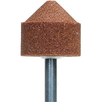 Meule mont&eacute;e sur tige Gemini, A13, 1-1/8" dia., 1-1/8" lo Chandler Sales