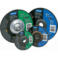 Gemini&reg; Depressed Centre Grinding Wheels, 4" x 1/4", 5/8" Arbor, Aluminum Oxide, Type 27 Chandler Sales