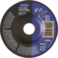 Depressed Centre Metal Grinding Wheels, 4-1/2" x 1/4", 7/8" Arbor, Aluminum Oxide, Type 27 Chandler Sales