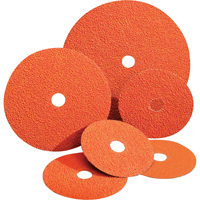 Blaze&reg; Fiber Discs, Ceramic Alumina, 24, 7" Dia x 7/8" Arbor Chandler Sales
