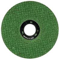 Green Corps Flexible Grinding Wheel, 4-1/2" x 1/8", 7/8" Arbor, Ceramic, Type 27 Chandler Sales