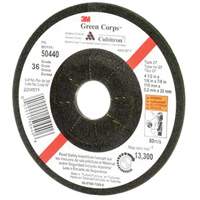 Green Corps Flexible Grinding Wheel, 4-1/2" x 1/8", 7/8" Arbor, Ceramic, Type 27 Chandler Sales