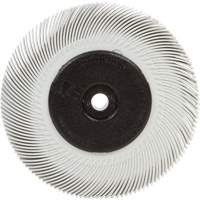 Brosse radiale en soies Scotch-Brite, C&eacute;ramique, Grain 120, 6" dia. Chandler Sales