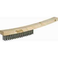 Long Handle Industrial-Duty Scratch Brush, Stainless Steel, 4 x 19 Wire Rows, 10-1/4" Long Chandler Sales