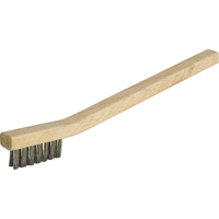 Petites brosses industrielles de nettoyage, Acier inoxydable, 3 x 7 rangs de fils, Longueur 7-3/4" Chandler Sales
