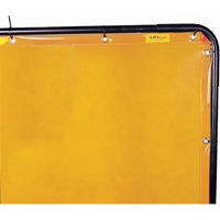 Rideau Lavashield, 68,5" x 68,5", Transparence &eacute;lev&eacute;, Jaune Chandler Sales