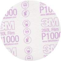 Hookit Finishing Film Disc, 5" Dia., P1000 Grit, Aluminum Oxide Chandler Sales