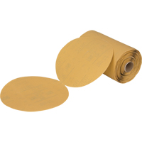Stikit 216U Gold Paper Disc Roll, 6" Dia., P360 Grit, Aluminum Oxide Chandler Sales