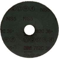 Disque en fibre 782C, Grain de c&eacute;ramique, 36+, 5" Dia x 7/8" Arbre Chandler Sales