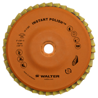 Disque &agrave; lamelles Instant Polish, 4-1/2" x 5/8"-11, Type 27, Grain Tr&egrave;s fin, Zirconium Chandler Sales