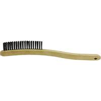 Brosse de nettoyage, Acier inoxydable, 3 x 19 rangs de fils, Longueur 13-11/16" Chandler Sales