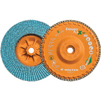 Disque &agrave; lamelles Enduro-Flex Alu, 7" x 7/8", Type 27, Grain 40, Alumine de zirconium Chandler Sales