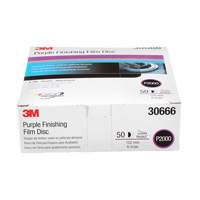 Hookit Finishing Film Disc, 6" Dia., P2000 Grit, Aluminum Oxide, Film Chandler Sales