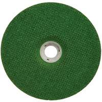 Green Corps Depressed Centre Wheel, 7" x 1/8", 7/8" Arbor, Ceramic, Type 27 Chandler Sales