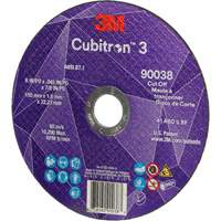 Meule &agrave; tronçonner Cubitron 3, 6" x 0,045", Type T27, C&eacute;ramique, 10 200 Tr/min Chandler Sales