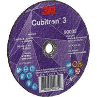 Cubitron 3 Cut-Off Wheel, 4" x 1/8", 3/8" Arbor, Type T1, Ceramic, 21000 RPM Chandler Sales