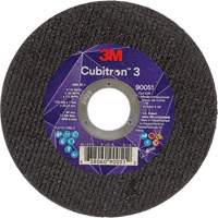 Meule &agrave; tronçonner Cubitron 3, 4-1/2" x 0,04", Arbre de 7/8", Type T1, C&eacute;ramique, 13 300 Tr/min Chandler Sales