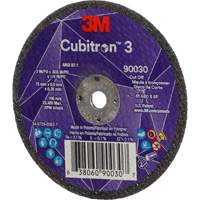 Meule &agrave; tronçonner Cubitron 3, 3" x 0,035", Arbre de 1/4", Type T1, C&eacute;ramique, 21000 Tr/min Chandler Sales