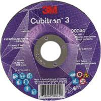 Cubitron 3 Cut-Off Wheel, 4-1/2" x 1/8", 7/8" Arbor, Type T27, Ceramic, 13300 RPM Chandler Sales