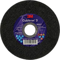 Cubitron 3 Cutting Disc, 5" x 9/32", 3/8" Arbor, Type 41 Chandler Sales