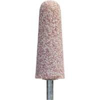 Quantum 5NQM Vitrified Bond Mounted Point, 1" Dia., 36 Grit, Ceramic Alumina Chandler Sales
