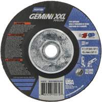 Gemini XXL Grinding & Cutting Wheel, 4-1/2" x 1/8", 5/8"-11 Arbor, Type 27, Aluminum Oxide Chandler Sales
