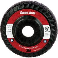 Scotch-Brite Clean and Strip XT Pro Disc XO-DC, 4-1/2" Dia., Extra Coarse Grit, Silicon Carbide Chandler Sales
