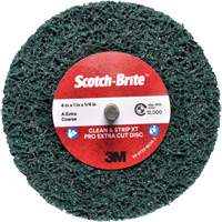 Scotch-Brite Clean and Strip XT Pro Extra Cut Disc XC-DC, 4" Dia., Extra Coarse Grit, Aluminum Oxide Chandler Sales