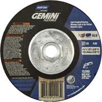Gemini Flexible A AO Grinding and Cutting Wheel, 4-1/2" x 1/8", 5/8"-11 Arbor, Type 29, Aluminum Oxide, 13580 RPM Chandler Sales