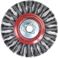 Roue compl&egrave;te de c&acirc;ble de torsion, Dia. 4", Fils 0,02", Arbre 5/8"-11, Acier Chandler Sales