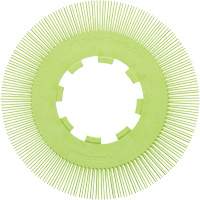 Brosse radiale en soies de pr&eacute;cision type S PN-RB sans adaptateur Scotch-Brite, C&eacute;ramique, Grain 50+, 8" dia. Chandler Sales