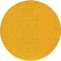 Hookit Gold Abrasive Disc 09260, 6" Dia., 600 Grit, Aluminum Oxide, C-Weight Chandler Sales