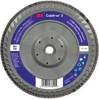Cubitron 3 Conical  Flap Disc with Quick Change 1169F, 7" x 5/8"-11, Type T29, 40+ Grit, Ceramic Chandler Sales