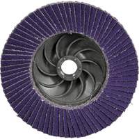 Cubitron 3 Conical  Flap Disc with Quick Change 1169F, 4-1/2" x 5/8"-11, Type T29, 80+ Grit, Ceramic Chandler Sales