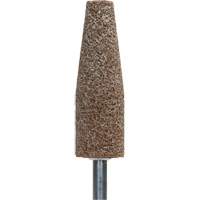 Gemini Vitrified Bond Mounted Point, A38, Aluminum Oxide, 1-1/2" Dia., 1-1/2" L, 60 Grit Chandler Sales