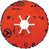 POWERFLEX Semi-Flexible Sanding Disc, 4-1/2" Dia., C24 Grit, Silicon Carbide Chandler Sales
