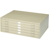 Classeurs en acier pour plans, 5 Tiroirs, 53-3/8" la x 41-3/8" p x 16-1/2" h Chandler Sales