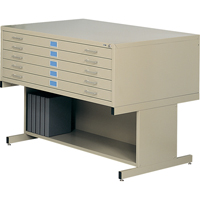 Classeurs en acier pour plans, 5 Tiroirs, 40-3/8" la x 29-3/8" p x 16-1/2" h Chandler Sales