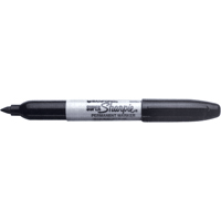Marqueurs permanents - Super, Noir, Pointe Fin Chandler Sales