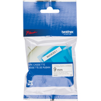 Ruban-&eacute;tiquette, 9 mm x 26-1/4', Noir sur blanc Chandler Sales