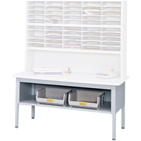 Mobilier E-Z Sort pour la salle du courrier- Tables de tri avec tablette-Dessus de table, 60" la x 28" p x 36" h, Stratifi&eacute; Chandler Sales