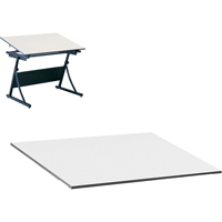 Dessus de table Planmaster, 60" la x 3/4" h, Blanc Chandler Sales