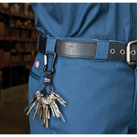 Porte-cl&eacute;s &agrave; mousqueton, M&eacute;tal en alliage de zinc, C&acirc;ble 4-1/2", Fixation Mousqueton Chandler Sales