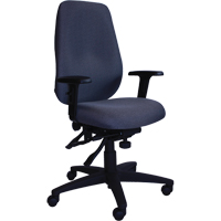 Chaises ergonomiques de s&eacute;rie petite Cierra, Tissu, Gris, Capacit&eacute; 300 lb Chandler Sales