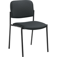 Chaises sans accoudoirs empilables, Tissu, Hauteur 32", Capacit&eacute; 300 lb, Charbon Chandler Sales
